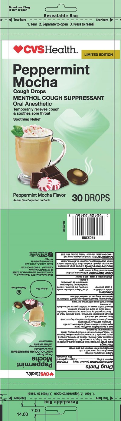 Cvs Peppermint Mocha 30ct Cough Drop (Cvs Peppermint Mocha 30ct 502591 9 4 2019)